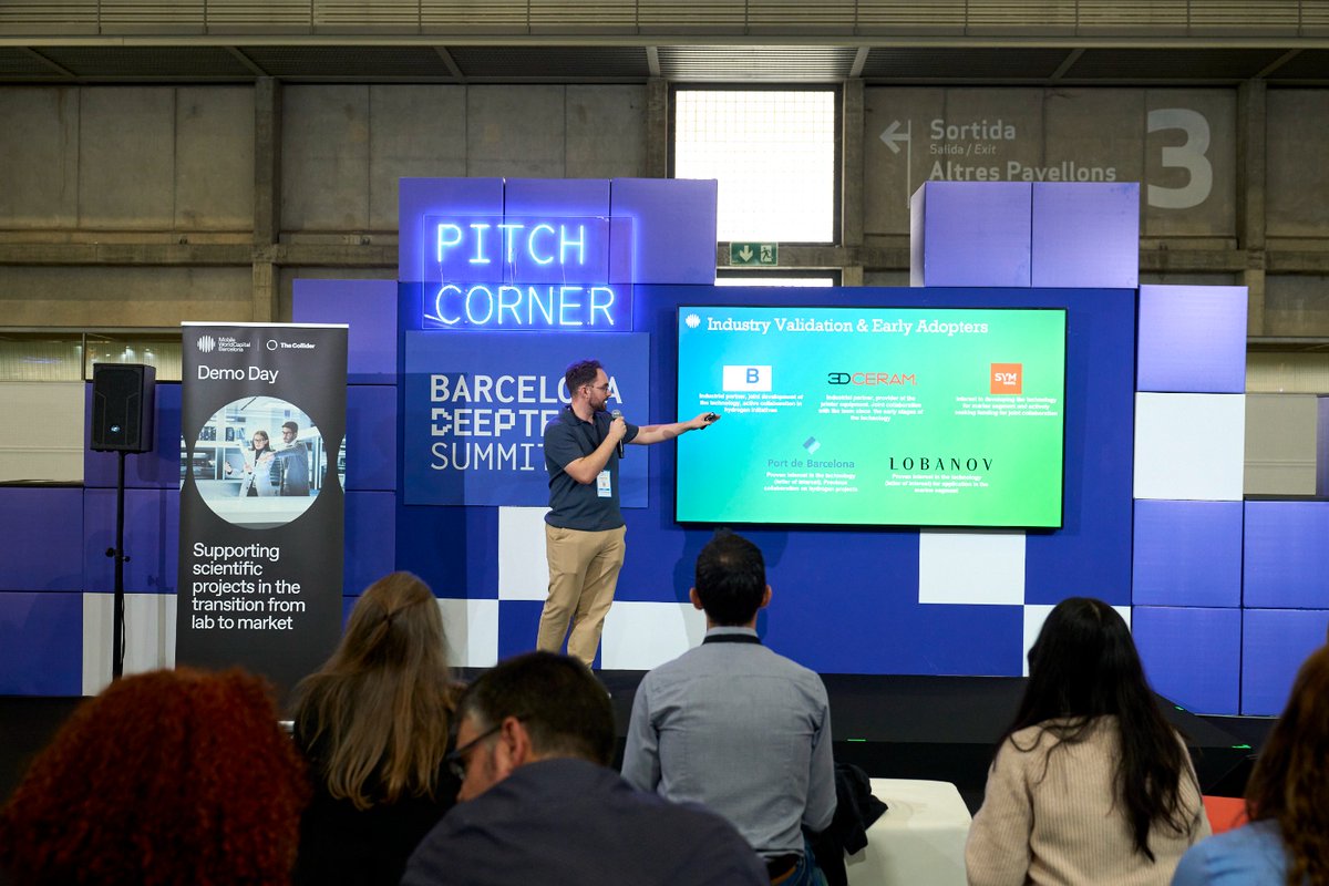 MWCapital's tweet image. 🤩 The first batch of projects have presented their technologies at the Demo Day organized by #TheCollider and Mobile World Capital Barcelona within the #barcelonadeeptechsummit!

Today, four pioneering projects from leading research institutions, which are being developed with…