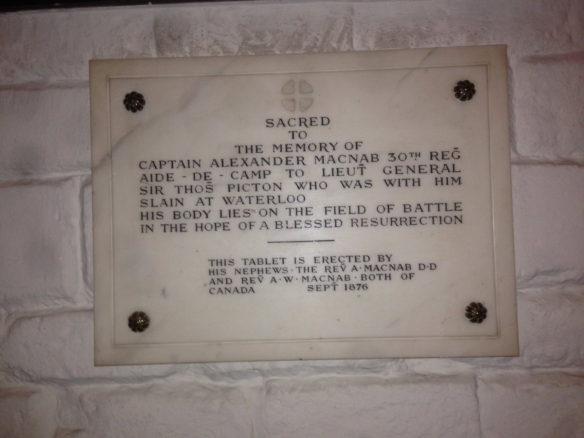 During #RemembranceWeek, we honour Captain Alexander Macnab, the only Canadian-born soldier at Waterloo. A Queen’s Ranger turned British officer, he bravely led his troops in Napoleon's final battle. His sacrifice reminds us of the courage and legacy of those who served.