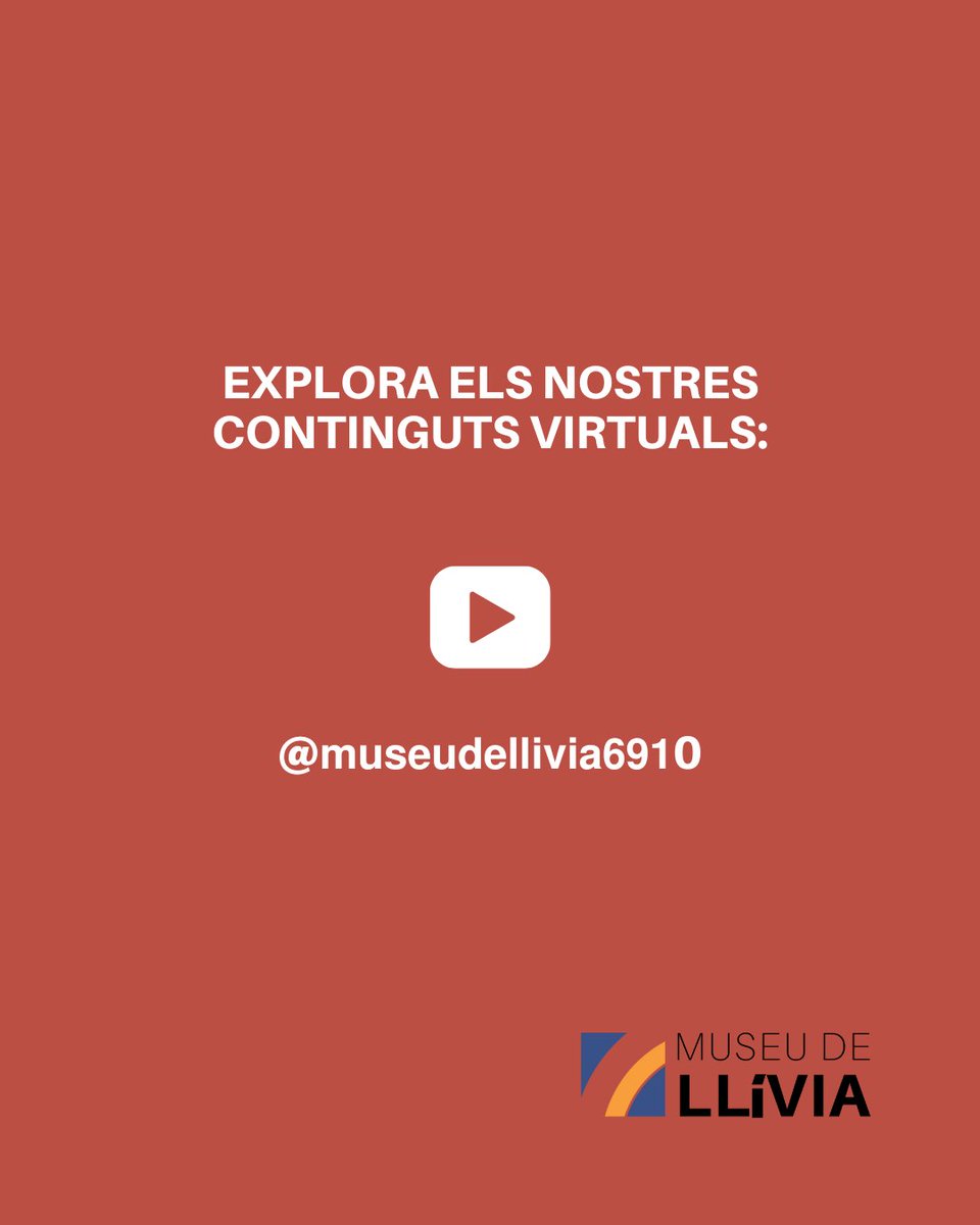 Et convidem a visitar el canal de YouTube del Museu de Llívia  🎥 museudellivia6910 🎥 , on trobaràs una col·lecció de conferències i vídeos que cobreixen tota la riquesa del nostre patrimoni, del sector farmàcia i salut i del territori de la Cerdanya. youtube.com/@museudellivia…