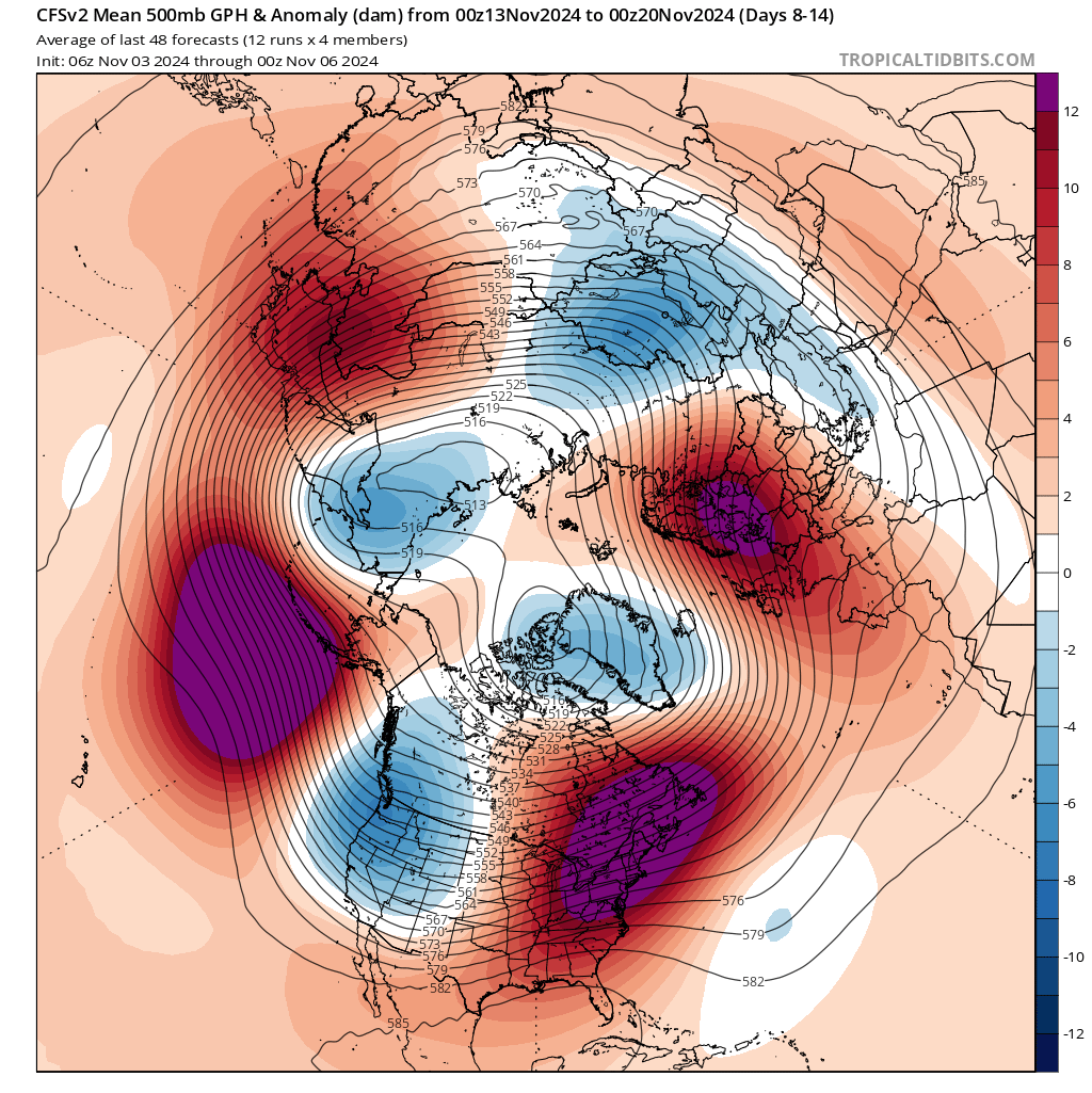 TorenWX's tweet photo. These two images look vaguely familiar...
I wonder if reduction in SO2 emissions from shipping off China has allowed the North Pacific to warm up, forcing troughing over BC and ridging over Eastern Canada? https://t.co/HeZq4jUa4L