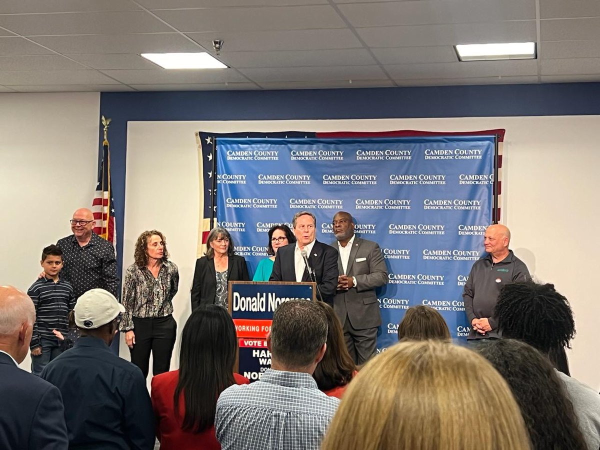 Thank you to all our supporters!  Great win for Congressman Donald Norcross and Camden County Democrats.