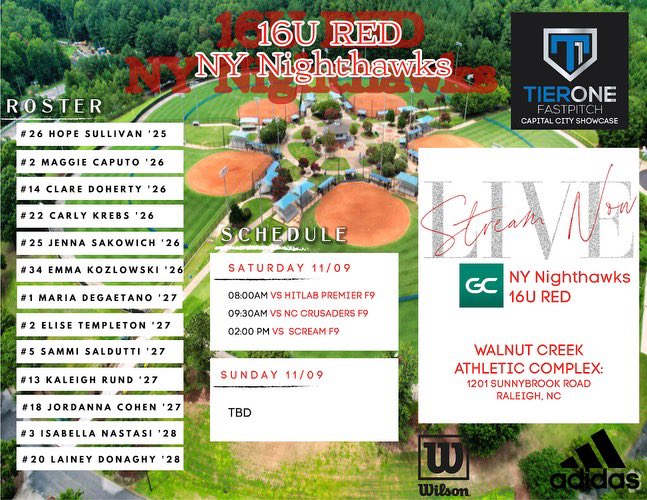 Emma Kozlowski 2026 (@emmakozlowski34) on Twitter photo SO EXCITED to travel down to North Carolina to compete with my team this weekend!! 🖤♥️ <a href="/NYNighthawksSB/">NY Nighthawks Softball</a> SO EXCITED to travel down to North Carolina to compete with my team this weekend!! 🖤♥️ <a href="/NYNighthawksSB/">NY Nighthawks Softball</a>