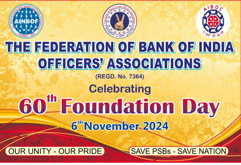 BOIOA AP & TS UNIT (@boioa2010) on Twitter photo <a href="/fboioa_india/">Federation of Bank of India Officers' Associations</a> is a long fought trade union movement.We salute our founding leaders for their sacrifice & visionary leadership which ensured that officer cadre gets benefitted with regulated working conditions,transfer policy & other monetary-non monetary benefits.Long Live <a href="/fboioa_india/">Federation of Bank of India Officers' Associations</a> is a long fought trade union movement.We salute our founding leaders for their sacrifice & visionary leadership which ensured that officer cadre gets benefitted with regulated working conditions,transfer policy & other monetary-non monetary benefits.Long Live