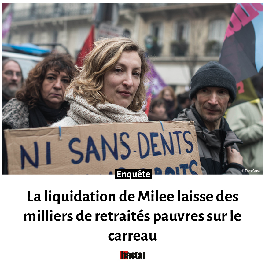 Tandis qu'on parle d'Auchan et de Michelin, 10.000 salariés sont licenciés à Milee, dont un tiers de retraités.
«La chronique d’une misère annoncée» basée sur l'exploitation des plus précaires et qui a de quoi questionner. 
Mon article pour <a href="/bastamedia_/">Basta!</a> 👇
docs.google.com/document/d/1SI…