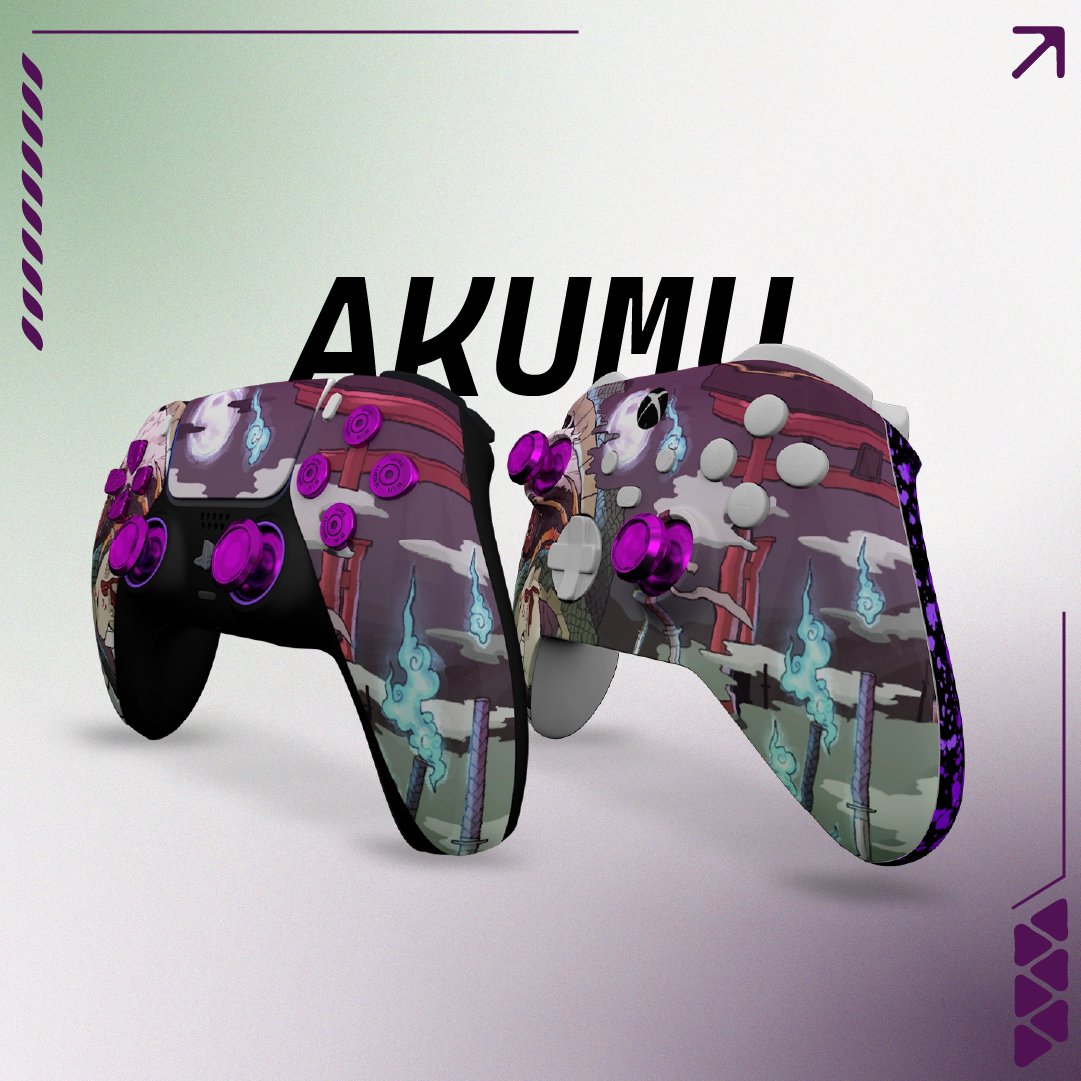Découvre notre nouvelle collection pour manette PS5 et Xbox inspirée du Japon : 

🥷Akatsuki 

🌸 Hanami 

🪷 Mizuho

🏯 Akumu 

Fonce chopper ta manette sur drawmypad.com