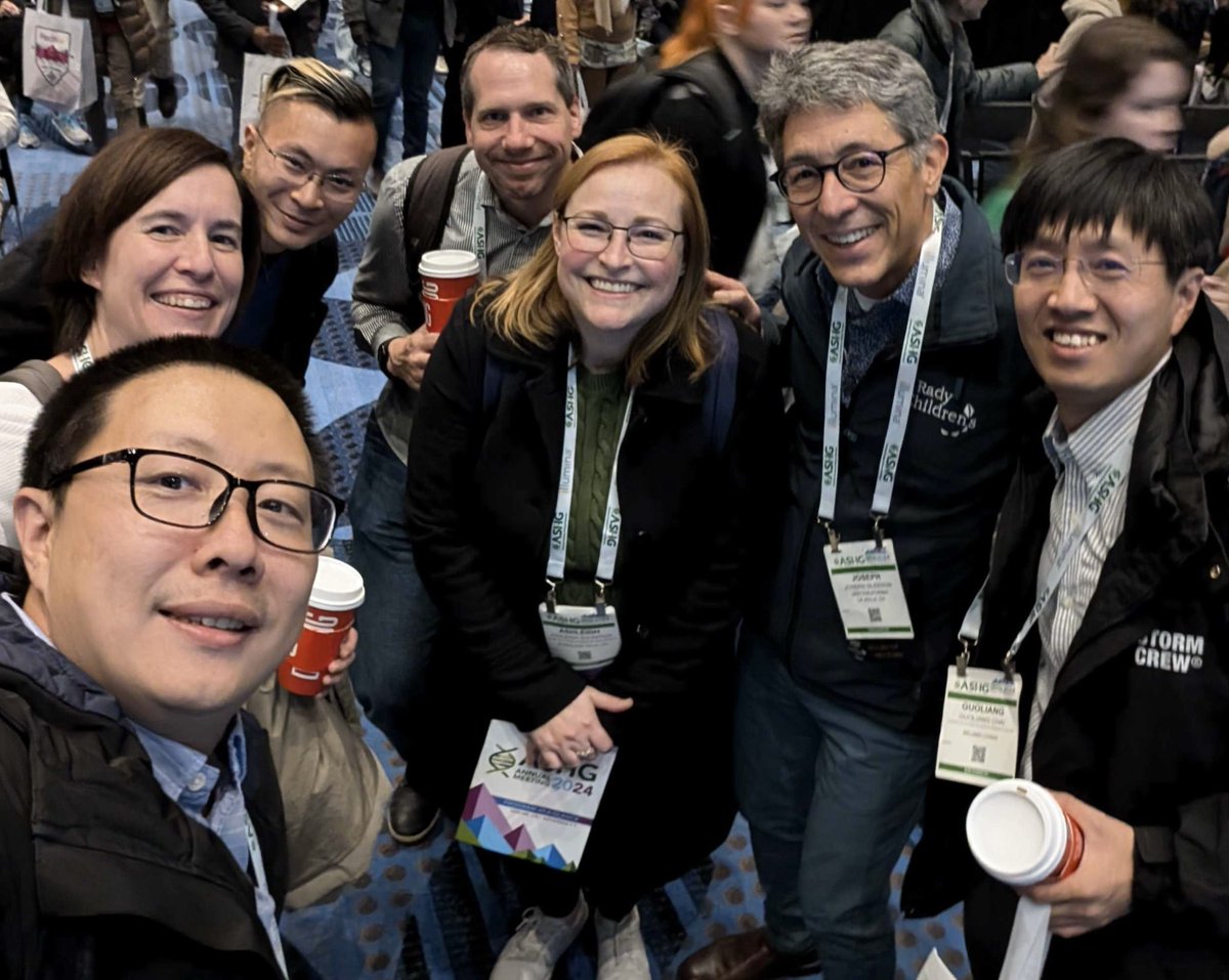 Joseph G. Gleeson (@jogleeson_ucsd) on Twitter photo What a thrill be surrounded by former and current research fellows, all pursuing their dreams, at <a href="/GeneticsSociety/">ASHG</a>! Keep it up!! <a href="/shishenyxx/">Xiaoxu Yang</a> <a href="/Akizulab/">Naiara Akizu</a> <a href="/HarryKiv/">Harry Keng Ioi Vong</a> <a href="/BrEUssMartin/">Martin Breuss</a> <a href="/SchafferLab/">SchafferLab</a> <a href="/chai_guoliang/">Guoliang Chai</a>! What a thrill be surrounded by former and current research fellows, all pursuing their dreams, at <a href="/GeneticsSociety/">ASHG</a>! Keep it up!! <a href="/shishenyxx/">Xiaoxu Yang</a> <a href="/Akizulab/">Naiara Akizu</a> <a href="/HarryKiv/">Harry Keng Ioi Vong</a> <a href="/BrEUssMartin/">Martin Breuss</a> <a href="/SchafferLab/">SchafferLab</a> <a href="/chai_guoliang/">Guoliang Chai</a>!