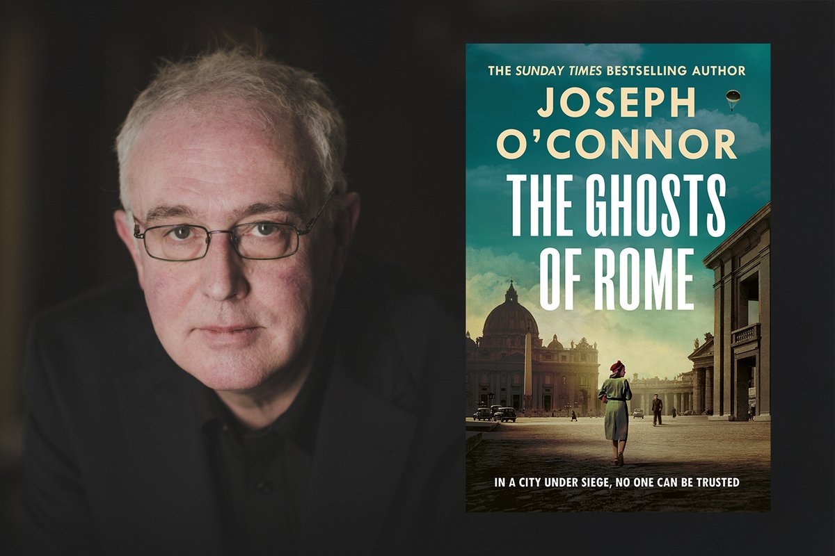 #JosephOConnor returns to the Pavilion on 1st February 2025.  Joe will be discussing his new novel, The Ghosts of Rome, with <a href="/AlexClark3/">Alex Clark</a>  It promises to be a great night. Ticketing info at paviliontheatre.ie/events/view/jo…
