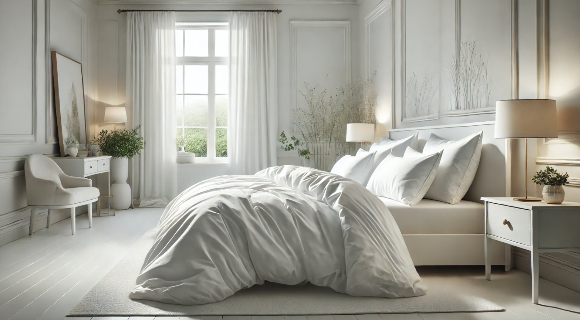 white comforter set