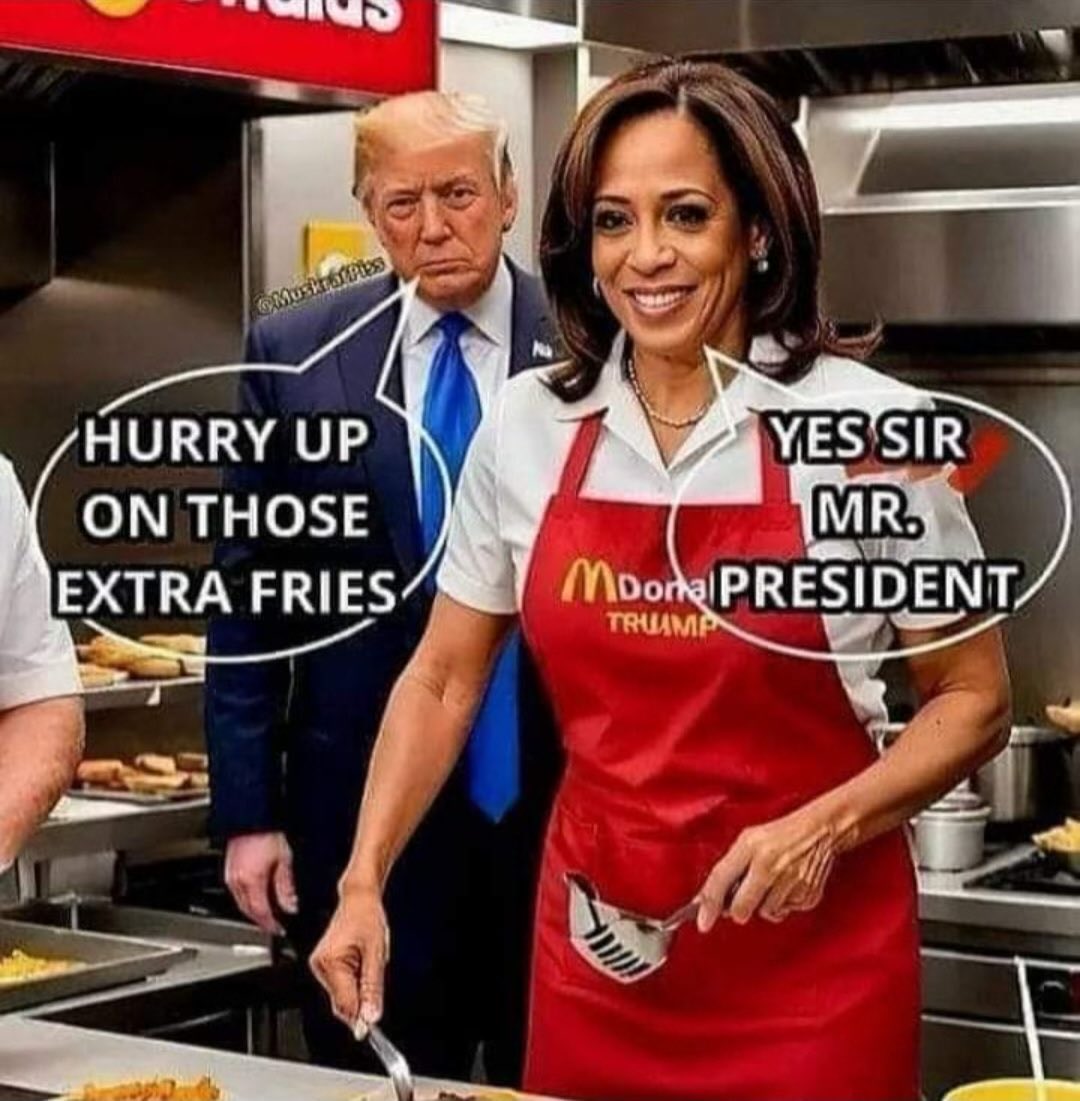 Now she has time to work at Mcdonald’s