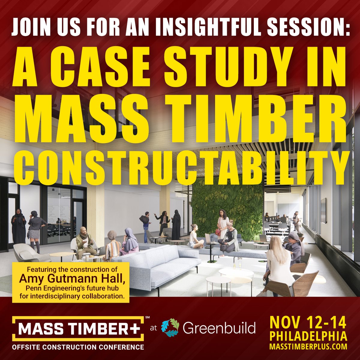 MassTimberPlus (@masstimberplus) on Twitter photo “A Case study in Mass Timber Constructability” on the construction of Amy Gutmann Hall, Penn Engineering's hub for interdisciplinary collaboration.
<a href="/PennEngineering/">PennEngineering</a>
<a href="/LakeFlato/">Lake|Flato Architects</a>
<a href="/KSSarchitects/">KSS Architects</a>
@BuroHappold
<a href="/ClemsonUniv/">Clemson University</a>
👉masstimberplus.com
#MassTimberPlus #architecture “A Case study in Mass Timber Constructability” on the construction of Amy Gutmann Hall, Penn Engineering's hub for interdisciplinary collaboration.
<a href="/PennEngineering/">PennEngineering</a>
<a href="/LakeFlato/">Lake|Flato Architects</a>
<a href="/KSSarchitects/">KSS Architects</a>
@BuroHappold
<a href="/ClemsonUniv/">Clemson University</a>
👉masstimberplus.com
#MassTimberPlus #architecture