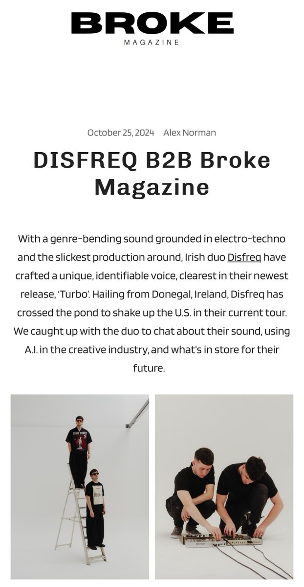 disfreq's tweet image. HAD A CHAT W/@broke_magazine 👀👇

LINK: brokemagazine.co.uk/disfreq-b2b-br…