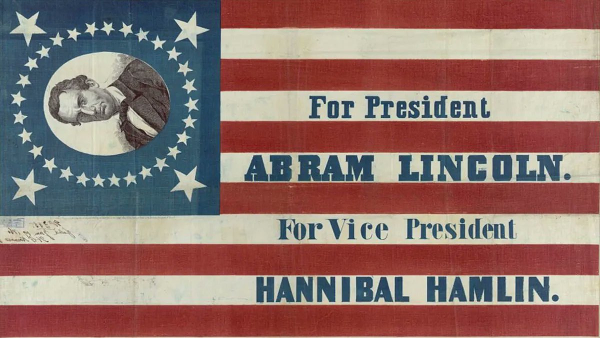 #OnThisDay in 1860, Abraham Lincoln was elected president of the United States. 

The son of a Kentucky frontiersman, Lincoln struggled as a child. “Still somehow, I could read, write, and cipher,” he recalled, “but that was all.” 

His physical labor eventually led to law and