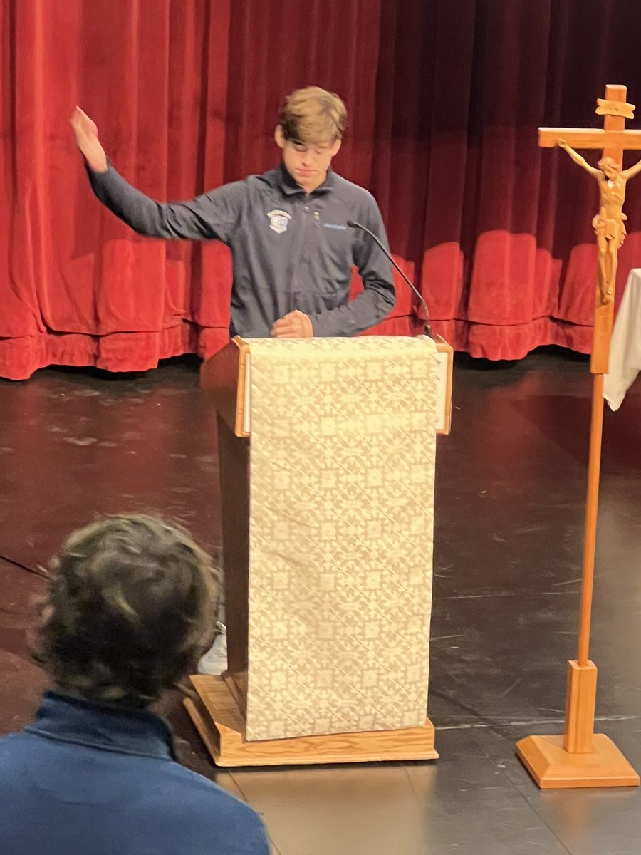 Thank you 2028’s for a great Mass this morning as we celebrated all holy departed of the Society of Jesus! #AMDG