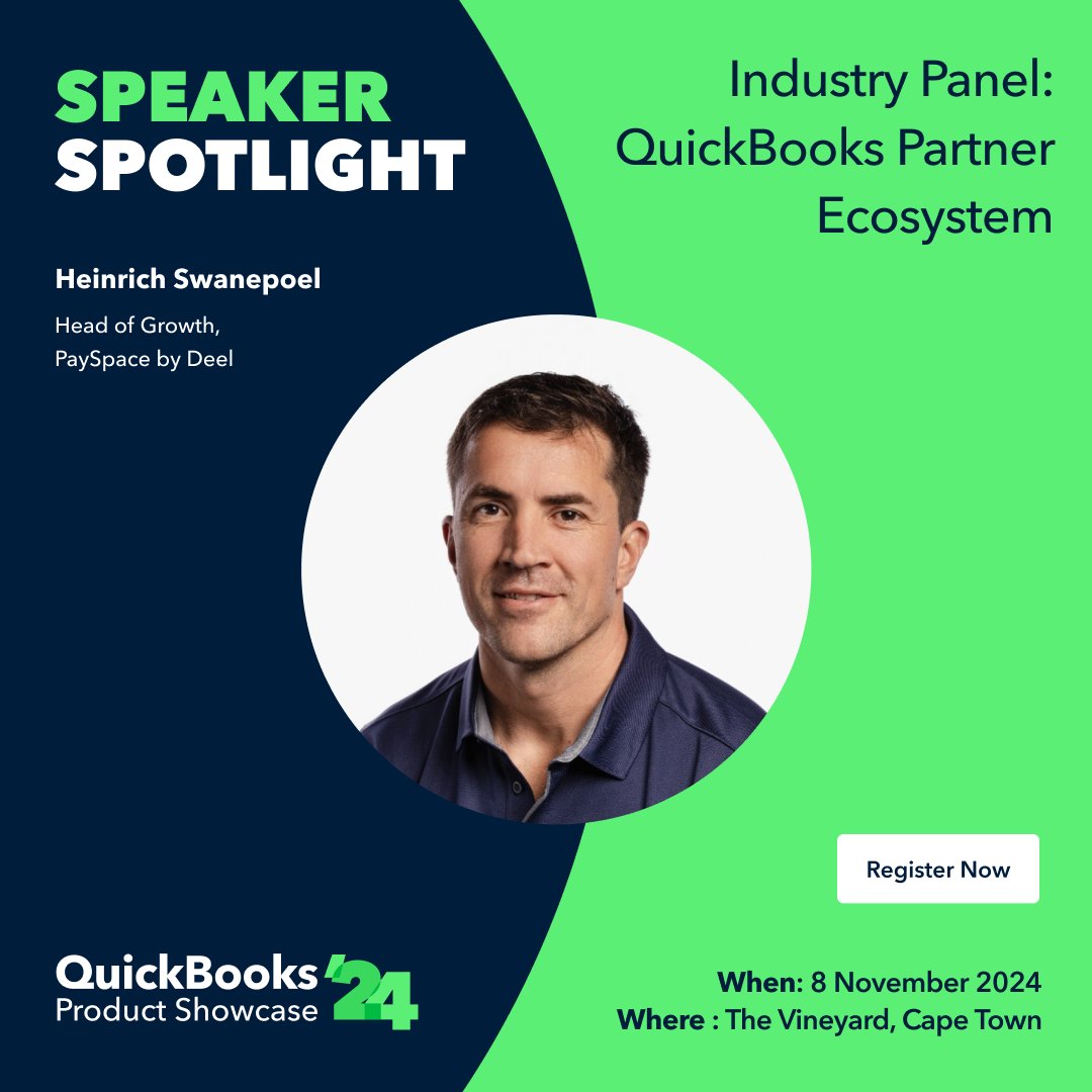 Catch PaySpace’s Heinrich Swanepoel at the <a href="/quickbookssa/">QuickBooks SA</a> Partner Ecosystem event! Accountants and bookkeepers, check out the best tax and accounting software options.

Learn more about this free event here and connect with industry pros! zurl.co/1eAf
