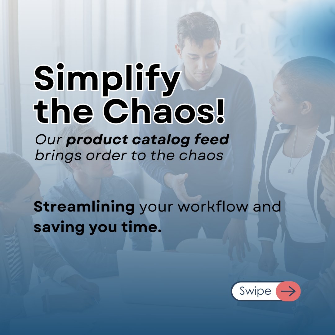 EvolvedOfficeUS's tweet image. Juggling vendor catalogs driving you nuts? Our Product Catalog Feed cuts through the chaos, letting you focus on dominating the digital realm. Find your zen—sign up now! bit.ly/3TMzHin #EvolvedOffice #GetEvolved #JustOnePlatform #ProductCatalogFeed