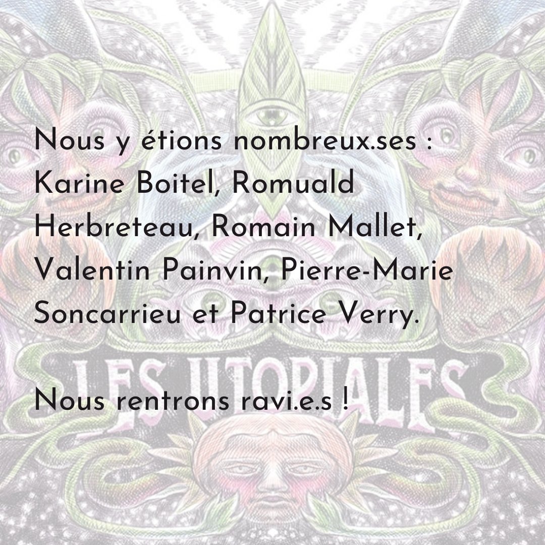 [UTOPIALES 2024]

Du 30 octobre au 3 novembre, ImaJn'ère s'est rendu à l'évènement nantais <a href="/LesUtopiales/">Utopiales</a>😍

#imajnere #evenement #nantes #utopiales #interview #radiog #cultureangers #angers

<a href="/NicoMartinFC/">Nicolas Martin</a>, <a href="/Sailor_Flo/">Floriane Soulas 🦆</a>, <a href="/DuskaZelda/">Dz.</a>, <a href="/LesUtopiales/">Utopiales</a> 

__

<a href="/KarineLMB/">Karine Boitel</a>, <a href="/LHomAuChapeau/">Patrice Verry</a>