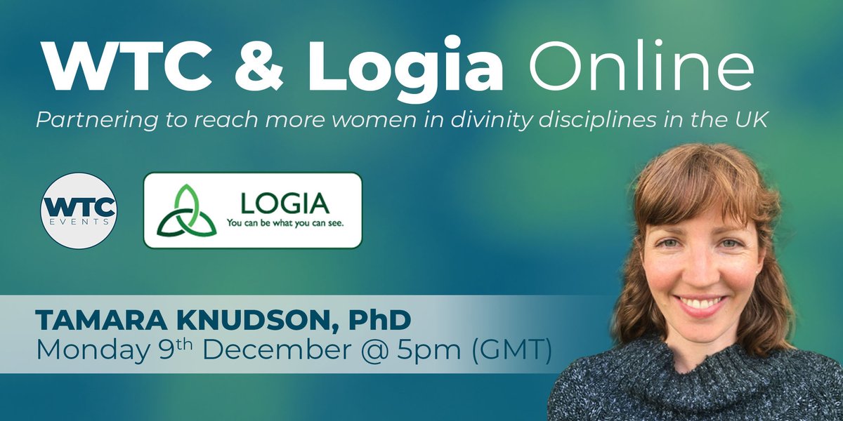 We’re partnering with <a href="/logiatheology/">Logia</a> to host a free online lecture with Dr Tamara Knudson! Monday Dec 9th at 5pm. More details to come, but you can register here: wtcandlogiaonline2024.eventbrite.co.uk

This is a hybrid event at St Andrews and online. It is open to both women and men to join.