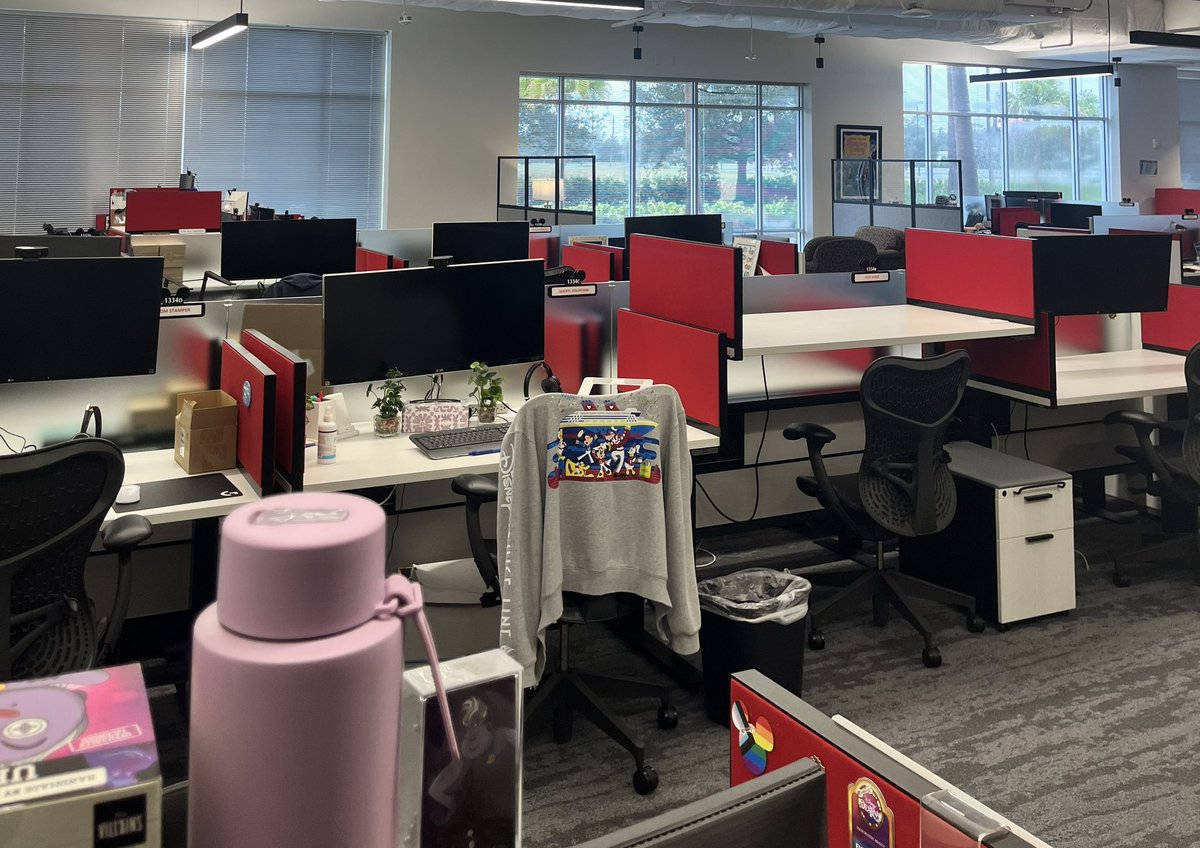 Officially a ghost town at work today. Guess everyone’s at home making their escape plans.