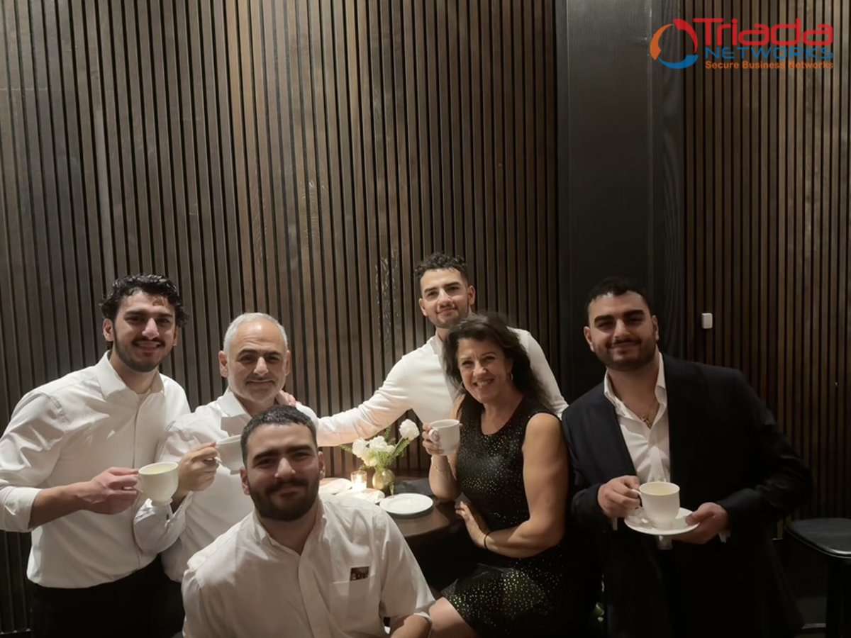 When they were little, we'd push chairs together so they could fall asleep at family weddings. Now, they have drinks with us 😉  
#ITservices
#cybersecurity
#familycoffeetime