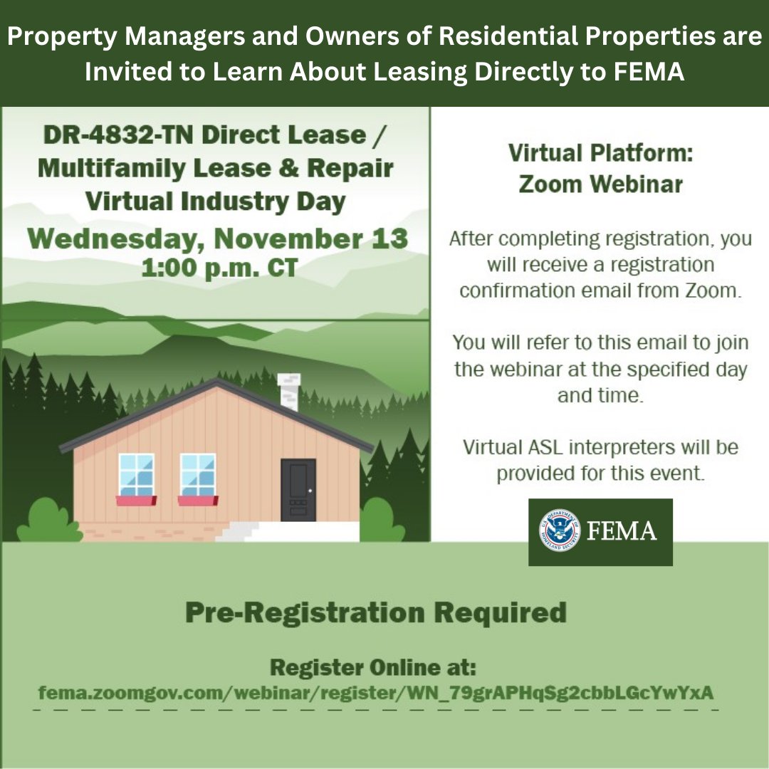 WCJC_EMA's tweet image. ATTENTION PROPERTY MANAGERS AND OWNERS OF RESIDENTIAL PROPERTIES