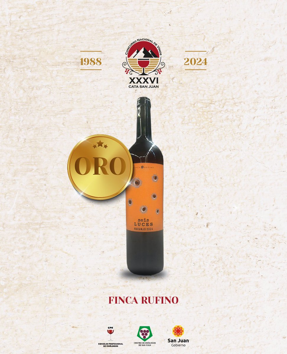 Presentamos a los ganadores de medallas de oro y de plata del XXXVI Concurso Nacional de Vinos Cata San Juan 2024.
Un reconocimiento para quienes elevan el nivel de la vitivinicultura argentina, destacando la riqueza de nuestros terroirs y el talento de nuestros profesionales.