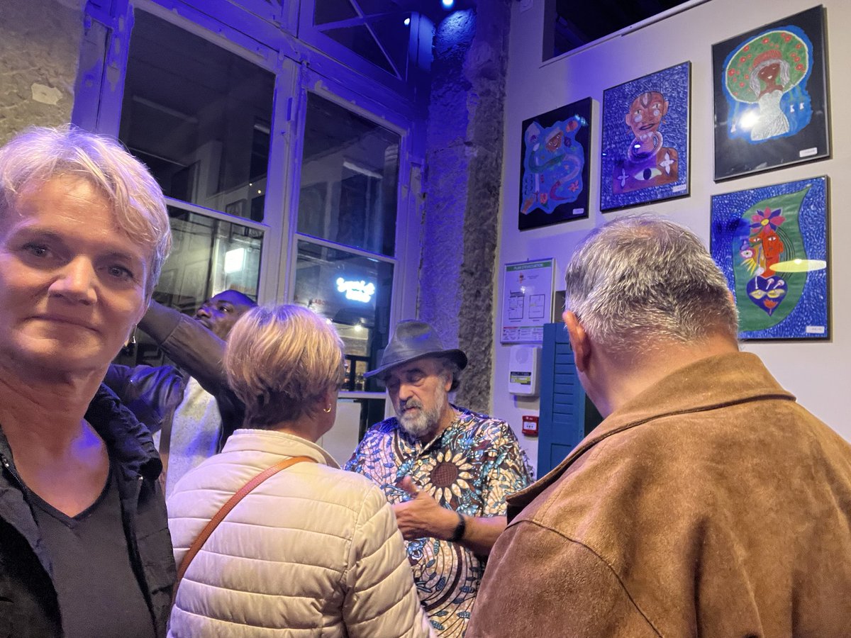 Venez découvrir dans le cadre du #festisol (festival des solidarités) l’expo “peintres de l’ouémé” 8 rue Pailleron Lyon4
