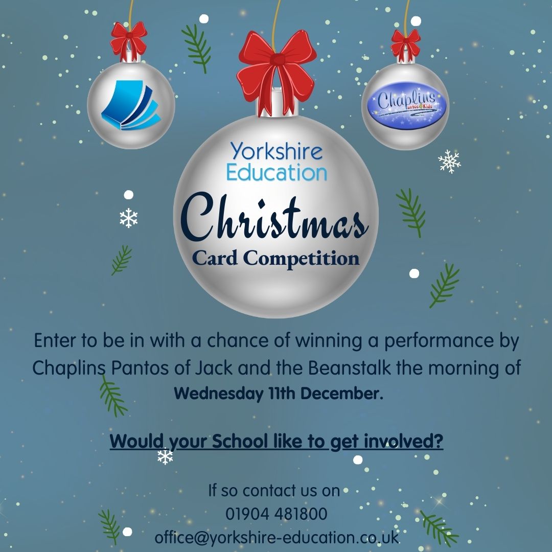It's not too late..

Keep in mind that entries will close this Friday, November 11th.
 
To submit your entry, please reach out to us at the office by calling 01904 481800 or emailing office@yorkshire-education.co.uk

#yorkshireeducation #recruitment #supplyteaching #education
