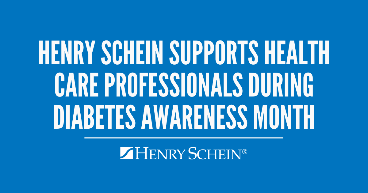 “At Henry Schein, we recognize the integral role health care professionals play in helping patients manage diabetes, while offering guidance, resources, and treatment,” said Stephanie Shen, Chief Product Officer.

Read the release: bit.ly/3YwZehn #AmericanDiabetesMonth