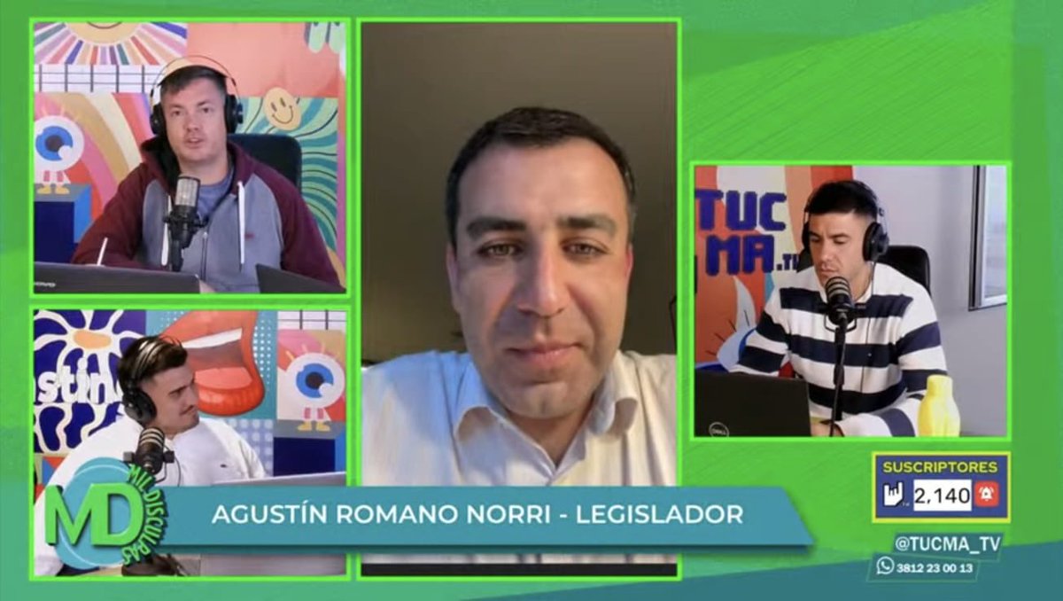 ARomanoNorri's tweet photo. Hoy inicié la mañana charlando en #MilDisculpas por @Tucma_Tv.
Link para ver la nota completa:
https://t.co/7kkUzW0iEV https://t.co/6zS8JAzdob