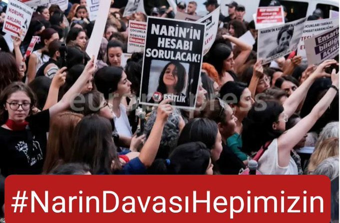 muratalbayrak's tweet photo. Sessiz kalmıyoruz; adaletin sağlanmasını ve çocukların hayatlarının korunmasını istiyoruz‼️

#NarininDavasıHepimizin https://t.co/uQdPp0OIZx