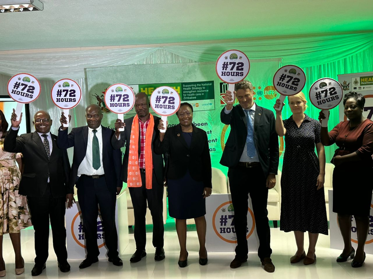 The Government of Zimbabwe, in partnership with the United Nations Population Fund (UNFPA), Zimbabwe Cricket, The Adult Rape Clinic and the Health resilience fund funding partners has officially launched the #72Hours Campaign to combat Sexual and Gender-Based violence.

The #72