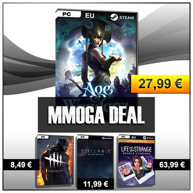 #MMOGADeal - Ein fantastisches Strategiespiel, eines der beliebtesten Multiplayer-Horrorspiele, Strategie im Weltraum und die lange erwartete Fortsetzung eines Kultspiels - jetzt als MMOGA Deal! Bis Freitag, 8.11., 15 Uhr. #StaySafe

#MMOGA Deal-Übersicht: mmo.ga/W0tV