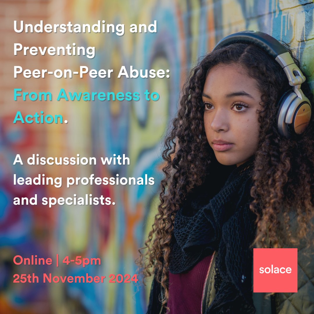 Come to our free online panel event on the changes needed in our systems to ensure our young people are protected from peer-on-peer abuse. 25th November 4pm. Secure your place eventbrite.co.uk/e/understandin…

#16DaysOfActivismAgainstGenderBasedViolence #NoExcuse #EndVAWG