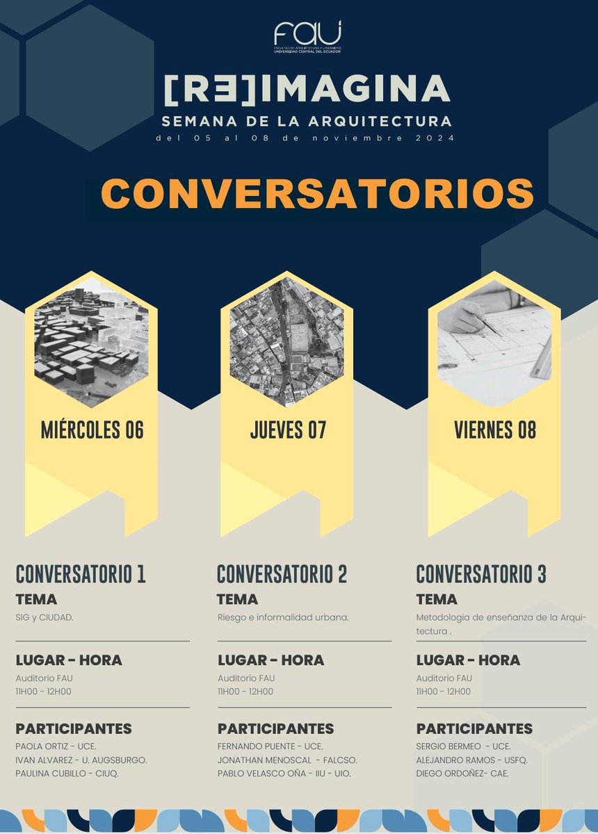 Paulina Cubillo (@p_cubillo1) on Twitter photo ⭕ HOY, en la #SemanaDeLaArquitectura organizada por la Facultad de Arquitectura de la <a href="/lacentralec/">Universidad Central del Ecuador</a> , hablaré sobre el rol de la #CienciaDeDatos , los SIG y la Ciudad. 🌎 🏙️ 📉 . ⭕ HOY, en la #SemanaDeLaArquitectura organizada por la Facultad de Arquitectura de la <a href="/lacentralec/">Universidad Central del Ecuador</a> , hablaré sobre el rol de la #CienciaDeDatos , los SIG y la Ciudad. 🌎 🏙️ 📉 .