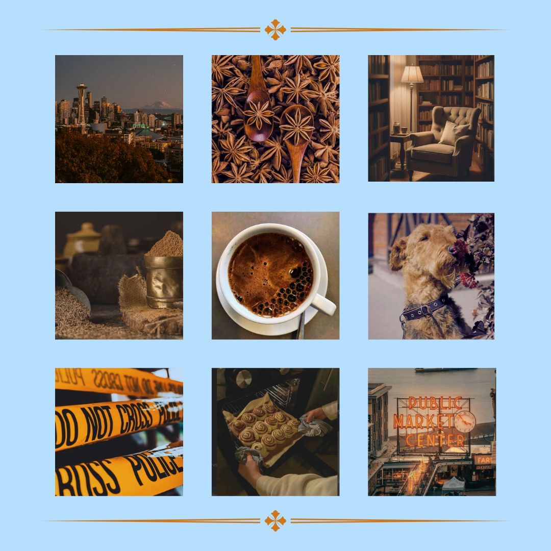 Get cozy with Leslie Budewitz's Spice Shop Mystery series this autumn! #SpiceShopMystery #Seattle #Cumin #PepperReece #Crime #CozyMystery #Baking #Cooking #PikePlaceMarket