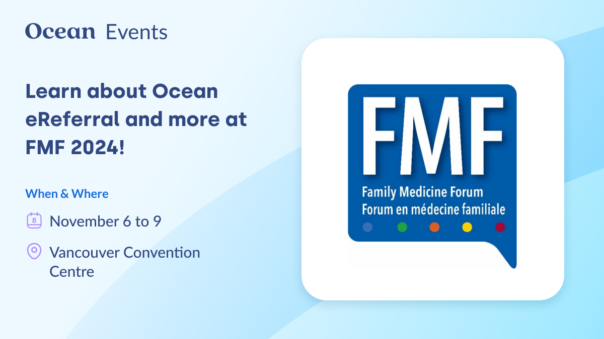 Attention Doctors of BC: Find our partners <a href="/PHSAofBC/">Provincial Health Services Authority</a> at #myFMF this week to learn how you can get started with eReferrals! #axethefax