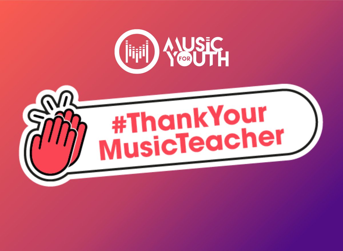 🚨Today is your last chance to nominate an inspiring music teacher who empowers young musicians! 🚨

Share your story by TOMORROW and nominate your music teacher in our #ThankYourMusicTeacher campaign via: mfy.org.uk/get-involved/t…

#MusicForYouth #Gratitude #MusicEducation