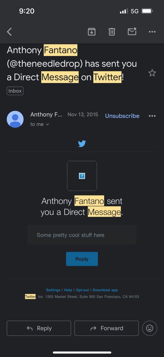 theAGNO3's tweet photo. @theneedledrop hey man, used to send you stuff back in the day, can I pass my new EP to you? https://t.co/zyFxM9WUSi