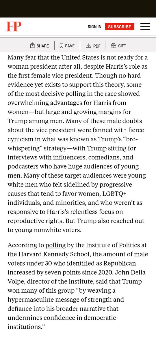 MirtaB_'s tweet photo. "Many fear that the US is not ready for a woman president after all, though no hard evidence yet exists to support this theory."

Idk what you call electing a rapey convicted felon over probably the most overqualified candidate ever, but it looks like pretty hard evidence to me. https://t.co/t01CkMFe5O