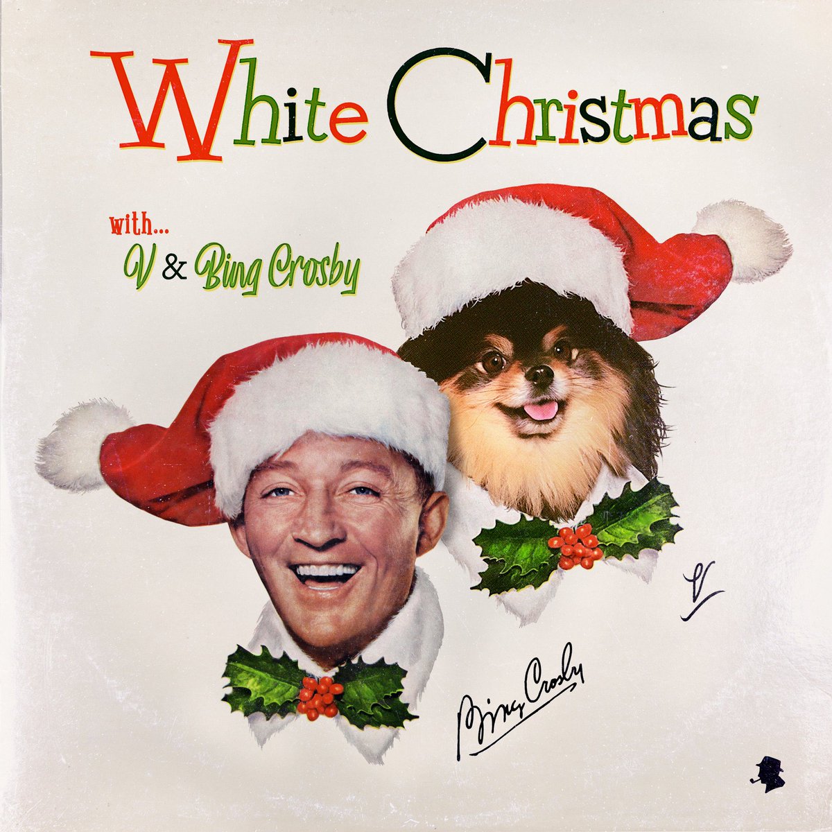 PopBase's tweet image. V announces ‘White Christmas’ featuring Bing Crosby. Out December 6th.