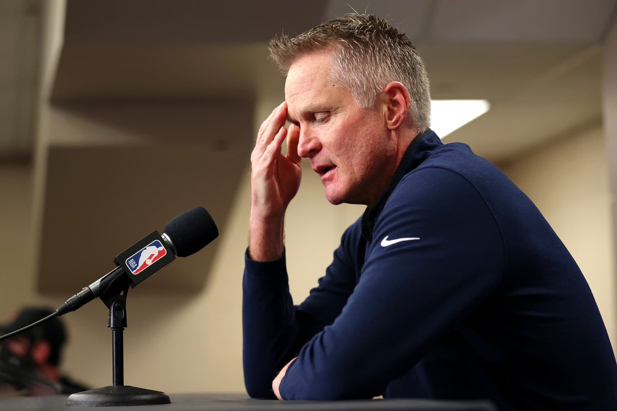 S_CharlesNFL's tweet photo. “I don’t know if I’m capable of coaching basketball knowing Donald Trump is our president” an emotional Steve Kerr admits this morning… “I certainly won’t be on the sidelines tonight. I need some time to digest this tragedy for our country” 

It appears the #Warriors will be without their head coach tonight against the #Celtics
