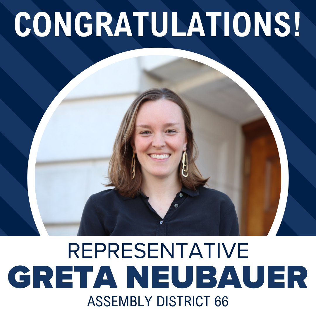 Congratulations on your reelection, Rep. <a href="/gretaneubauer/">Greta Neubauer</a>!