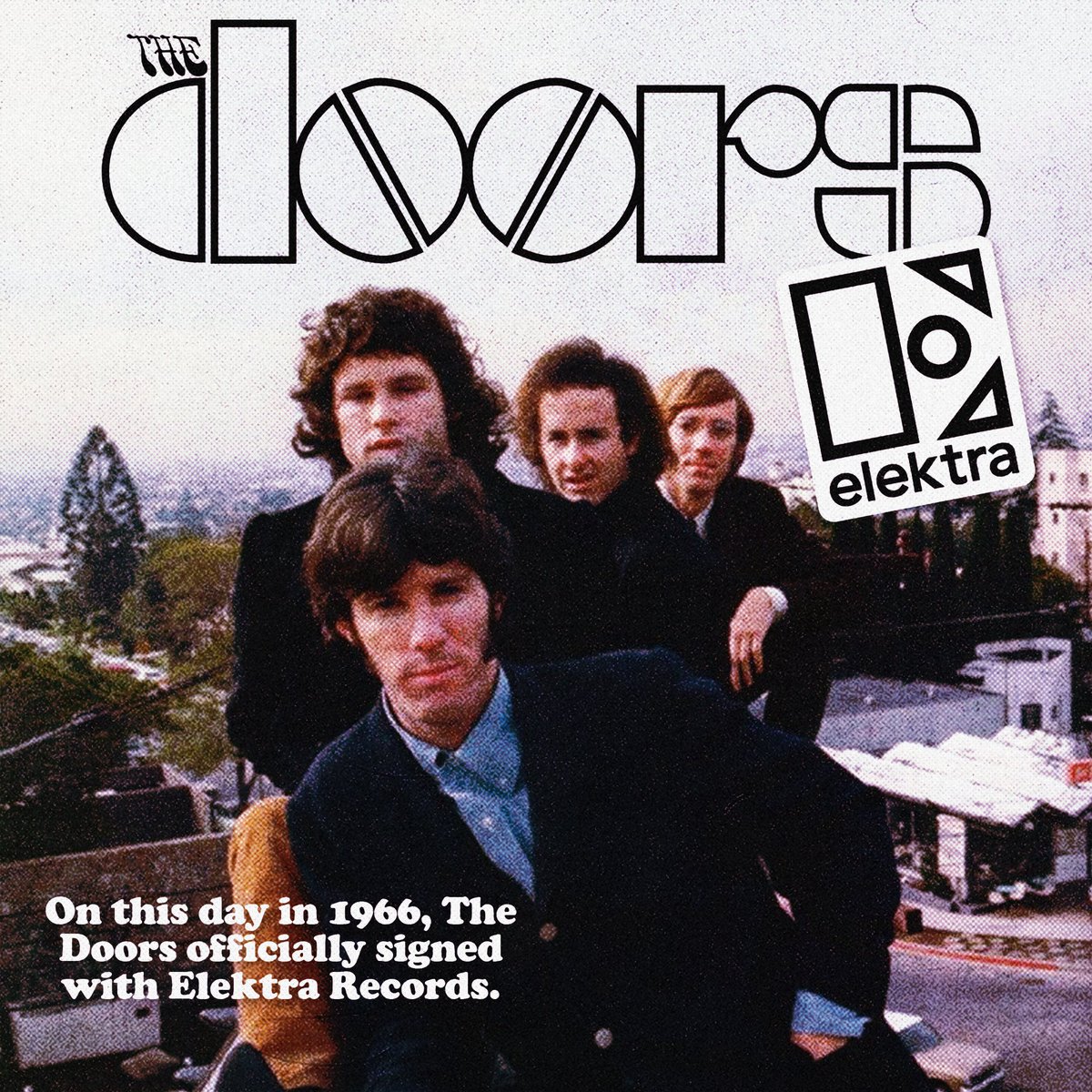 TheDoors's tweet photo. This month in 1966, The Doors officially signed with Elektra records.

It all began in May 1966, when Arthur Lee, lead singer of Love, suggested to Elektra Records president and founder Jac Holzman that he watch The Doors perform at the Whisky a Go Go.

By August of that year, the band won Holzman over, who ultimately offered them a contract. While they had "unofficially" joined the label, the agreement became official in November.

The rest is history.

Photos courtesy of Getty Images.