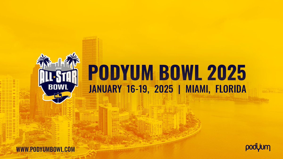 Appreciate the official invite to this years <a href="/PodyumBowl/">The Podyum All-Star Bowl</a> ‼️🙏🏾