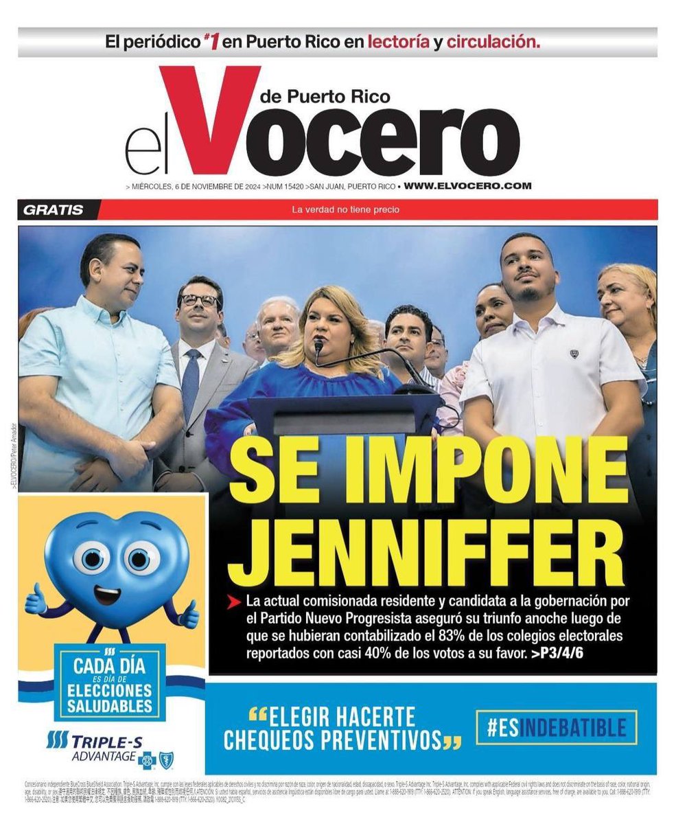 JGO_2024's tweet photo. ¡Gracias!

Puerto Rico votó por un gobierno de progreso, de estabilidad. Mi administración será para todos los puertorriqueños con un gobierno de respeto, un gobierno de altura, que sea ágil con sentido común para atender y resolver los problemas de la gente. https://t.co/7f4uy2cxAQ