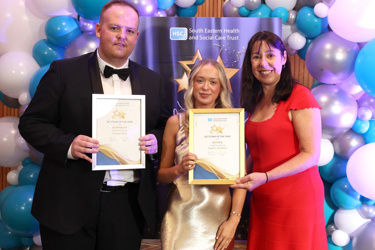 setrust's tweet photo. Congratulations to our Student Nurses, Sophie and Tiernan, who were nominated for a @QUBSONM GREATix award for their placement in our Trust by their Practice Education Facilitator Joanne! 🌟 

This award celebrates their incredible dedication and compassion ❤️

Well done👏🎉 https://t.co/rLGNId1axV