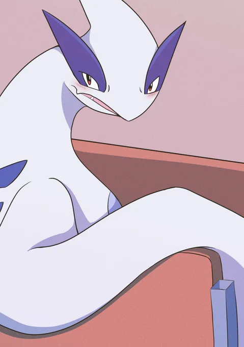 振り向くルギア - Lugia turned around 