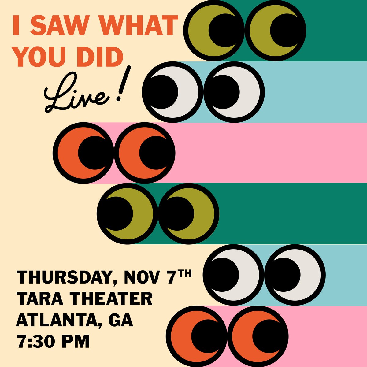 Don’t forget to secure your tickets for our one and only live event in Atlanta tomorrow at @thetaraatlanta. The link to purchase is in our bio — can’t wait to see you.