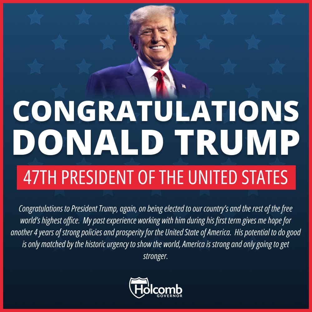 Eric Holcomb (@holcombforin) on Twitter photo 