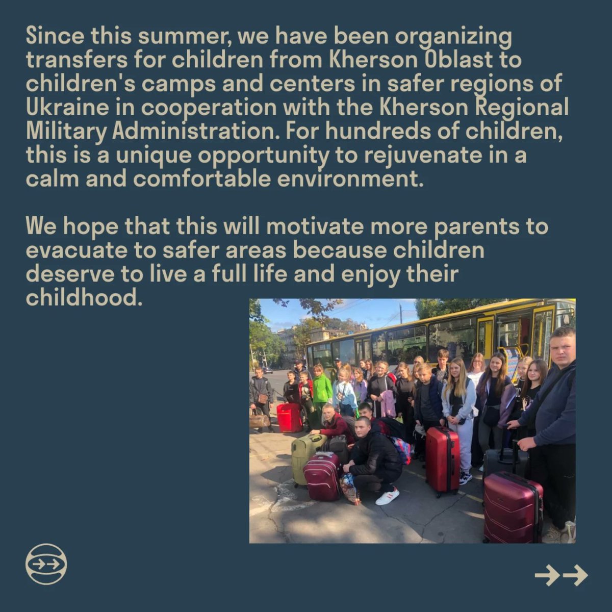 The situation in the Kherson Oblast is persistently difficult. The russians are shelling the free part of the region day by day. The constant danger, destruction of residential buildings and infrastructure, cold weather are forcing the local population to evacuate more actively.